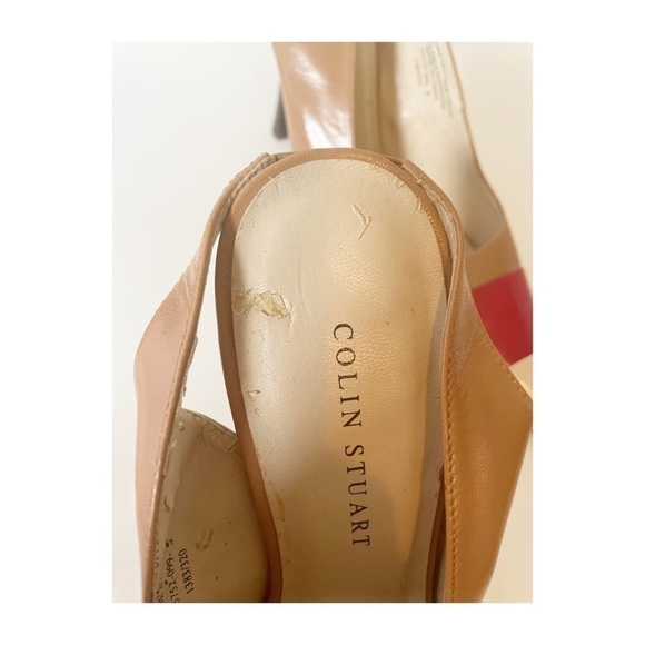 Colin Stuart Colorblock Slingback Shoes - Picture 4 of 7